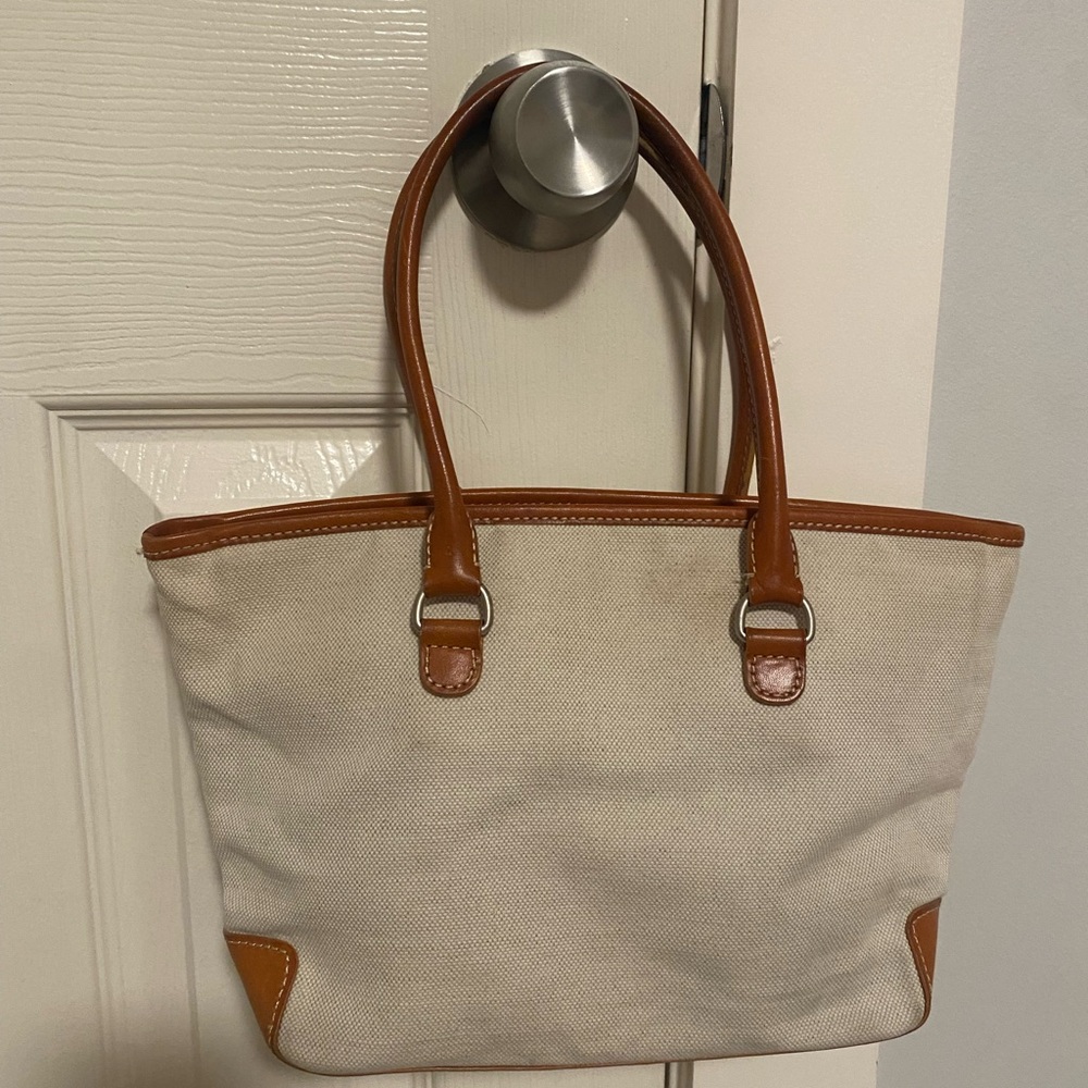 Cream Canvas Tote Bag